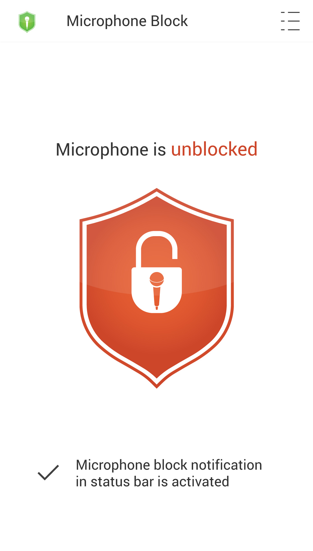 Microphone Block Block Screen